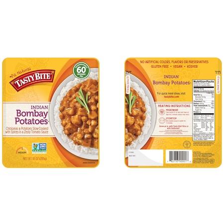 Tasty Bite Bombay Potatoes 10 oz., PK48 00001